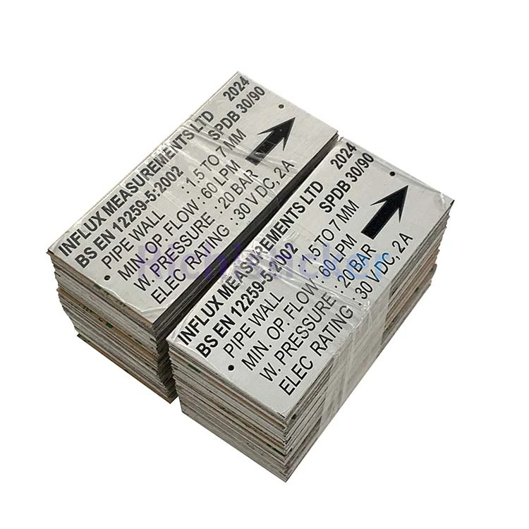 Etched aluminium nameplates 3