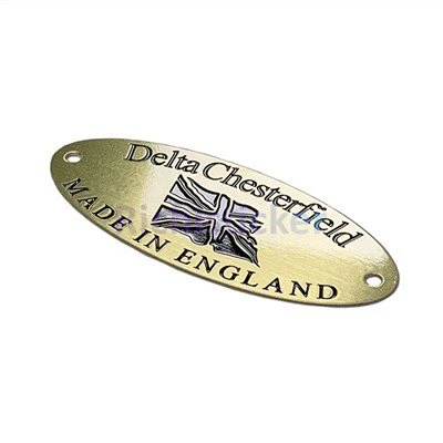 গর্ত সহ ব্রাস নেমপ্লেট